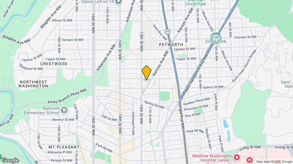 3806 Kansas Ave NW Map and Location Details