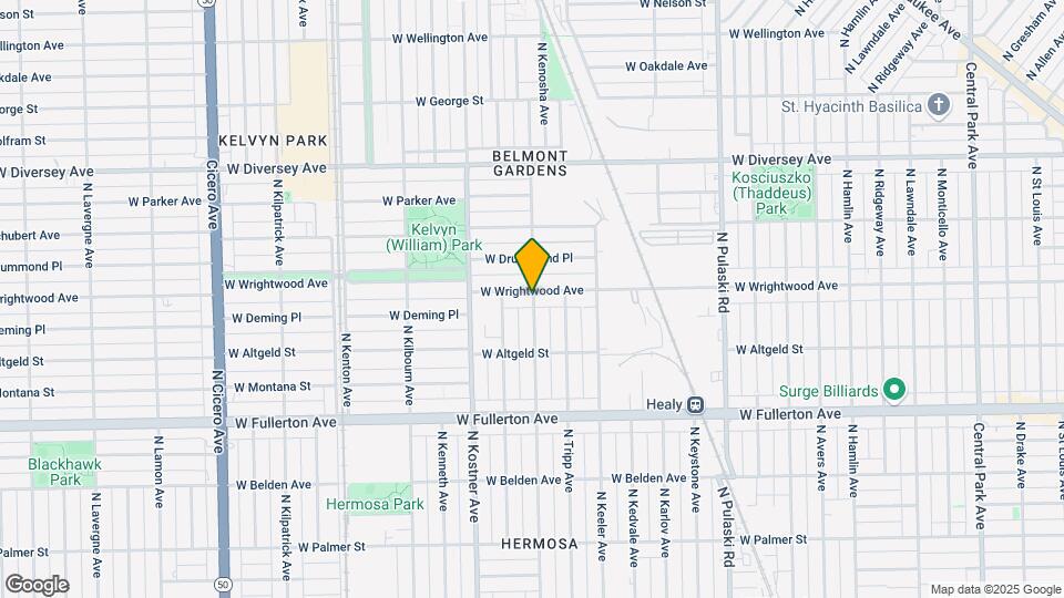 2552 N Kildare Ave, Unit 1N Map and Location Details