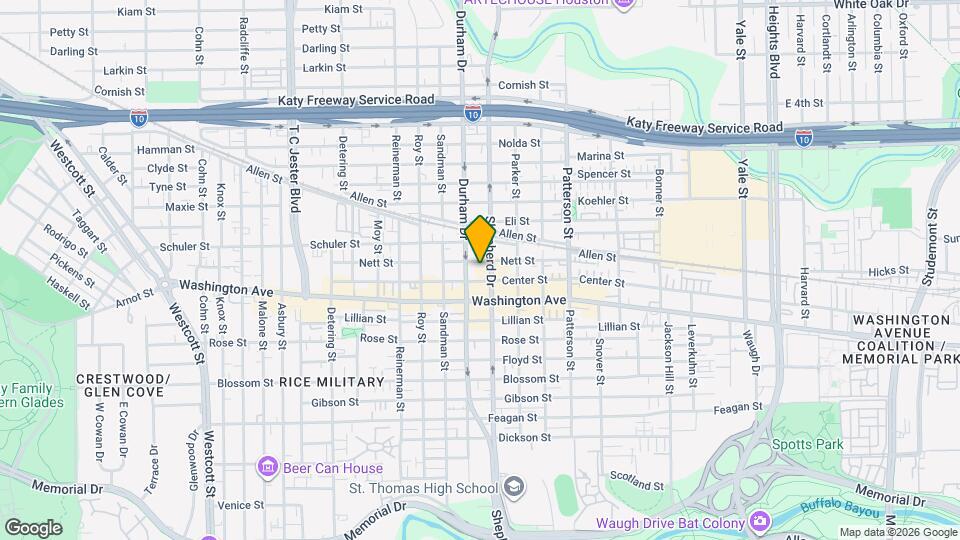 1107 Shepherd Dr Map and Location Details