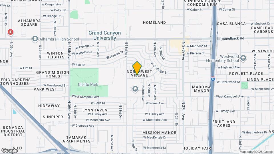 3018 W Hazelwood St Map and Location Details