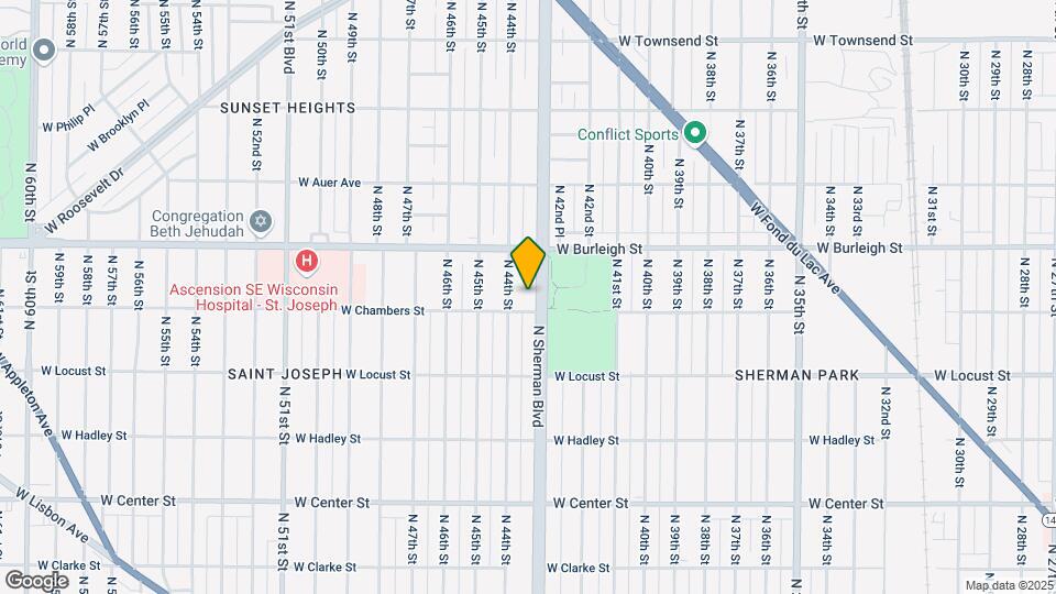 3017-3019 N Sherman Blvd Map and Location Details
