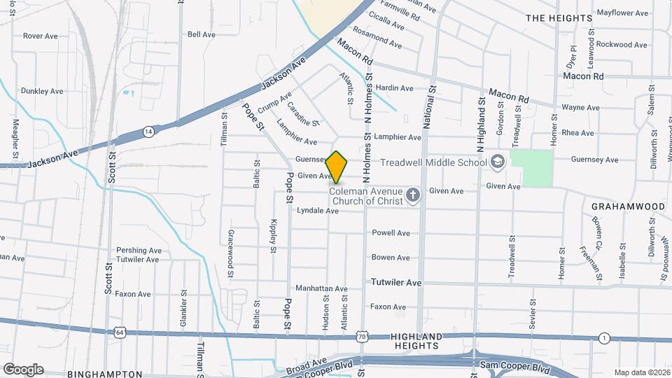 3232 Coleman Ave Mapa y Detalles de la Ubicación