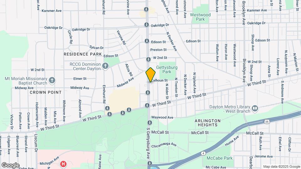 138 N Gettysburg Ave Map and Location Details