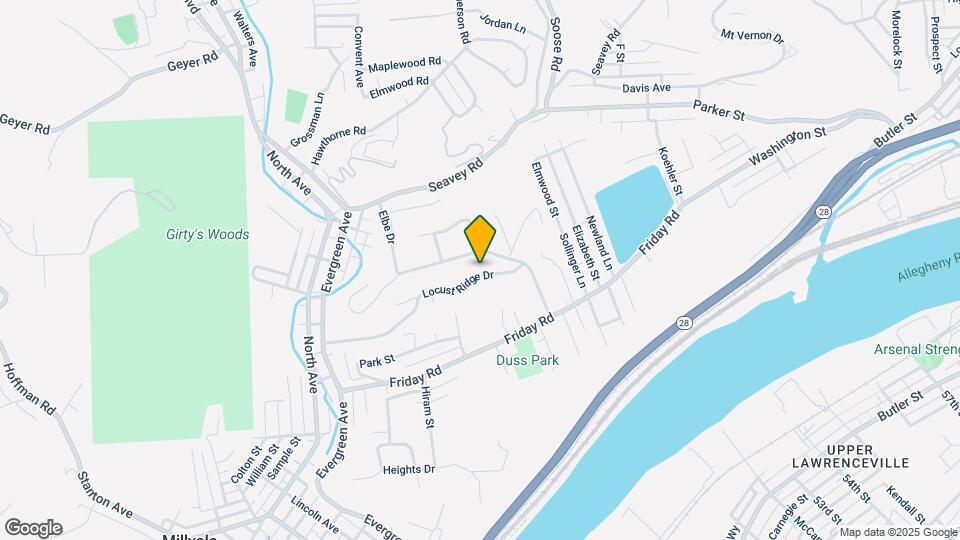 95 Locust Ridge Dr Map and Location Details