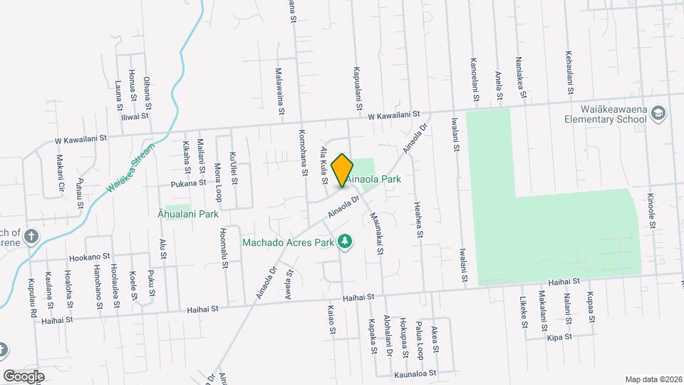 1501 Kilaha St Map and Location Details