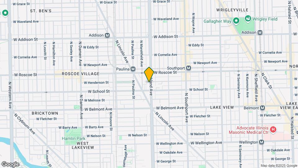 3322 N Ashland Ave Mapa y Detalles de la Ubicación