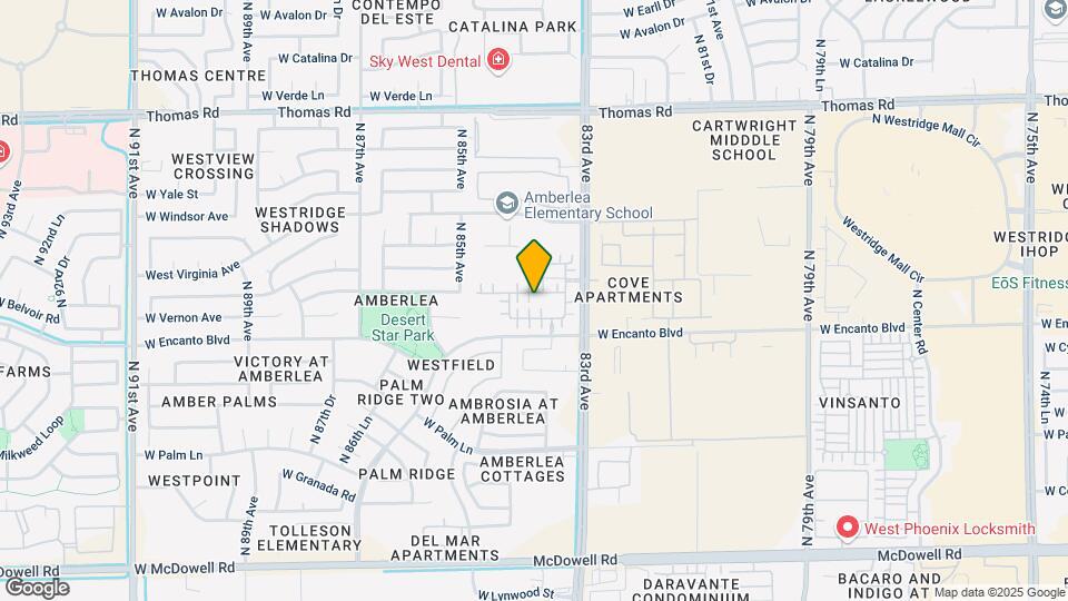 8405 W Lewis Ave Map and Location Details