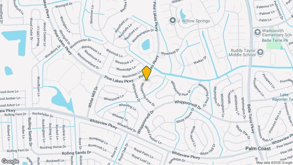 107 Whispering Pine Dr Map and Location Details