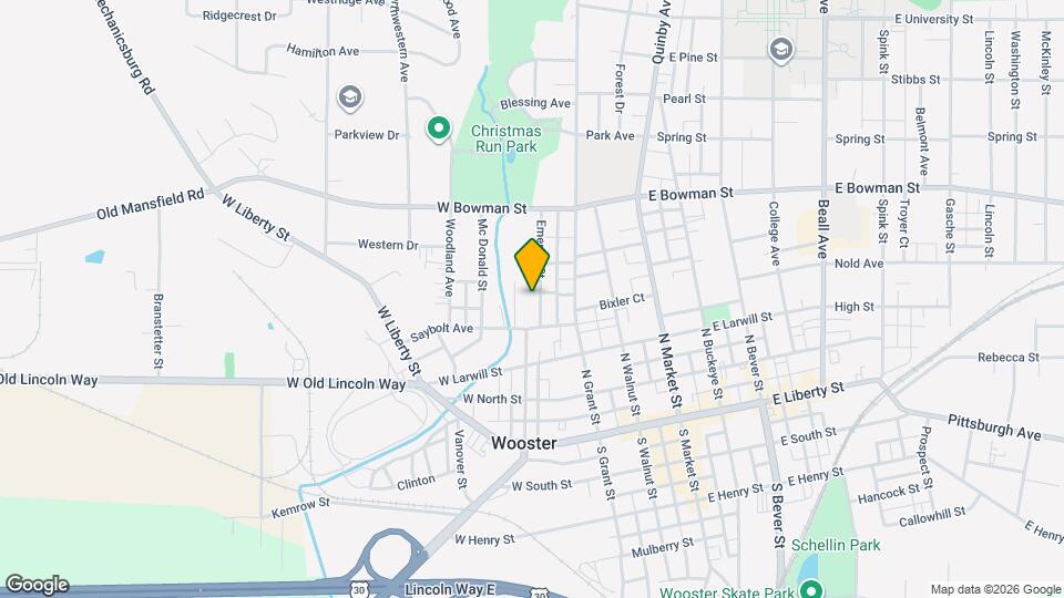 438 Emerick St Map and Location Details