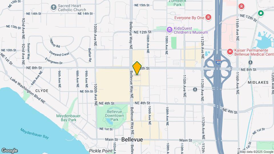 650 Bellevue Way NE Map and Location Details