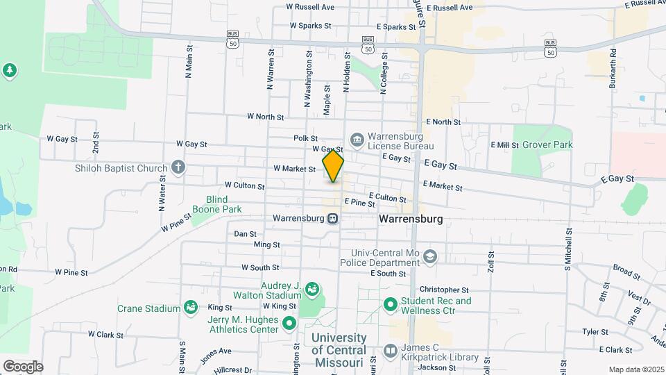 111 W Culton St Mapa y Detalles de la Ubicación