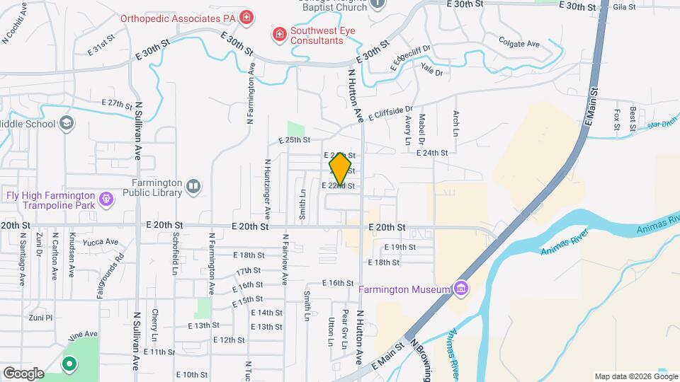 2625 E 22nd St Map and Location Details