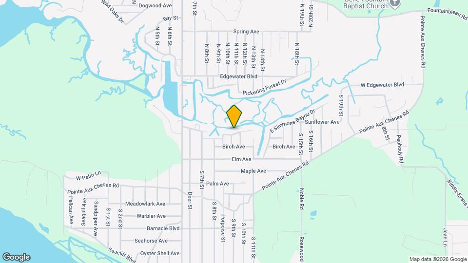 8720 W Simmons Bayou Dr Map and Location Details