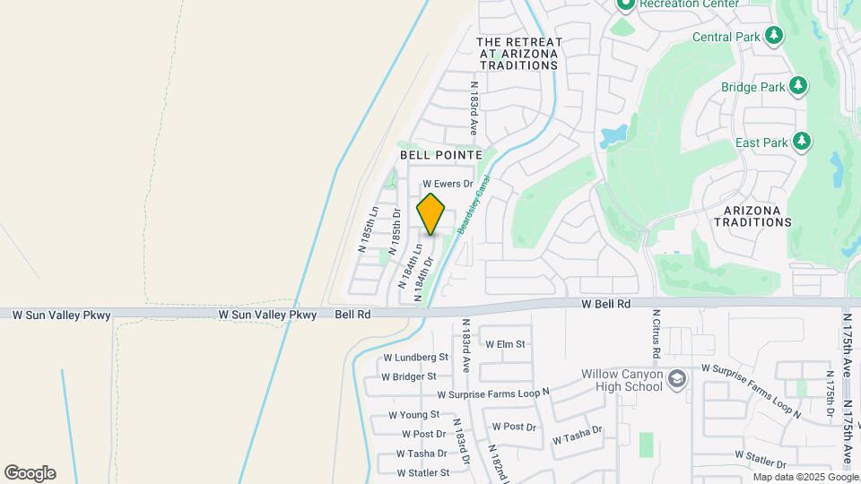 17254 N 184th Dr Map and Location Details