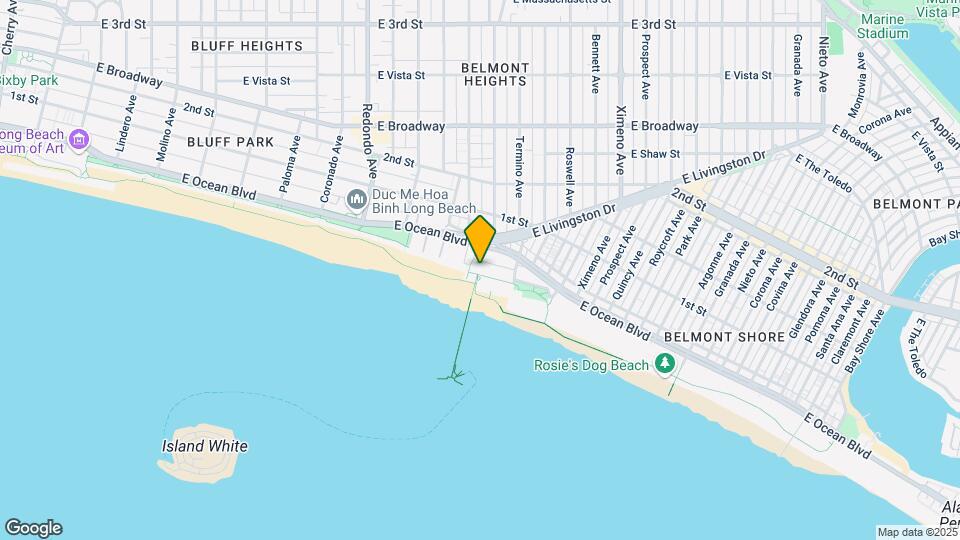 Belmont Shore Map and Location Details