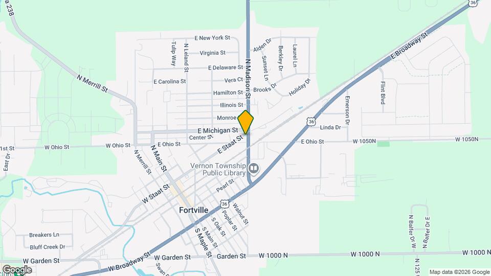 328 N Madison St, Unit 328 Map and Location Details