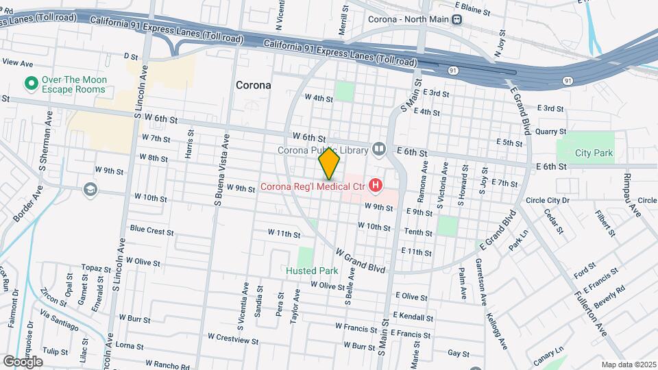 801 S Merrill St Map and Location Details