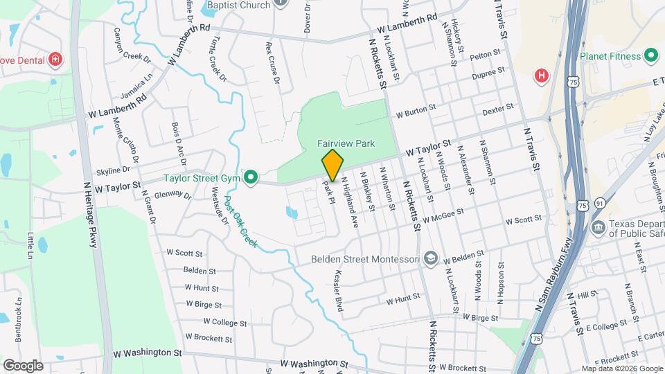 1813-1815 Park Pl Map and Location Details