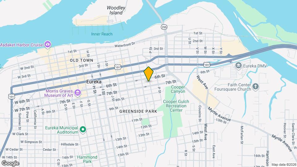 626 O St Mapa y Detalles de la Ubicación