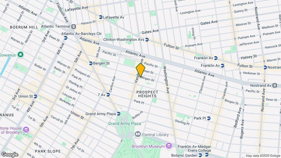 648 Bergen St Mapa y Detalles de la Ubicación