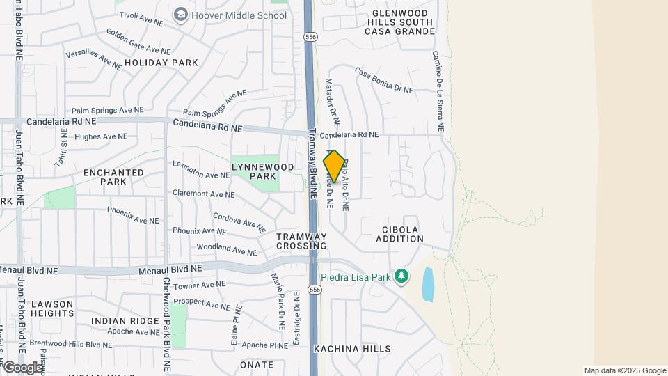 2820 Palo Verde Dr NE Map and Location Details