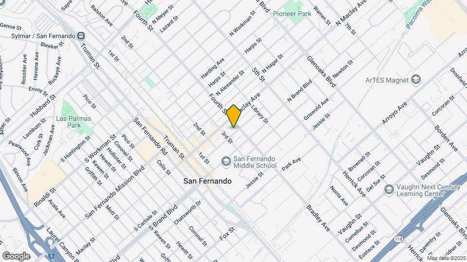321 N Macneil St Map and Location Details
