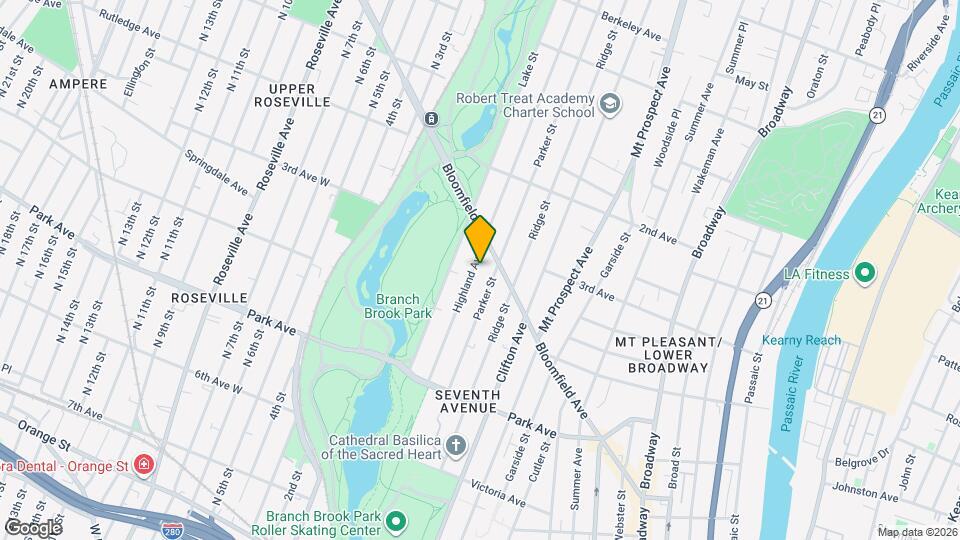 123 Highland Ave, Unit 123 Highland 1st Fl Map and Location Details