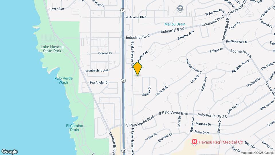 490 N Lake Havasu Ave Map and Location Details