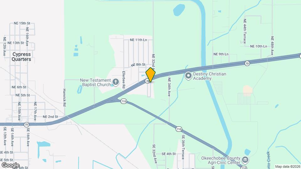 527 NE 31st Terrace Map and Location Details