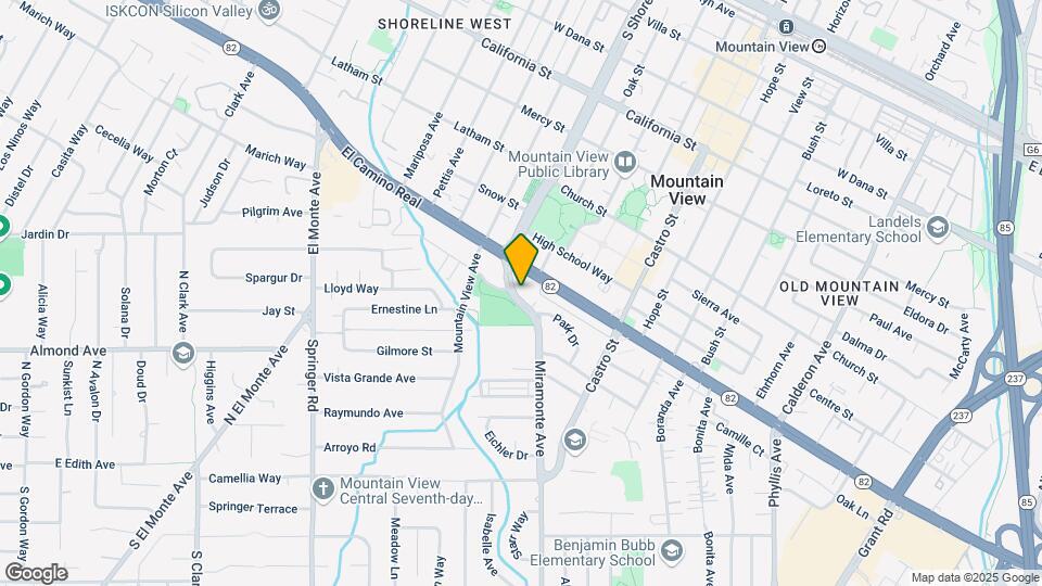 933 Miramonte Ave Map and Location Details