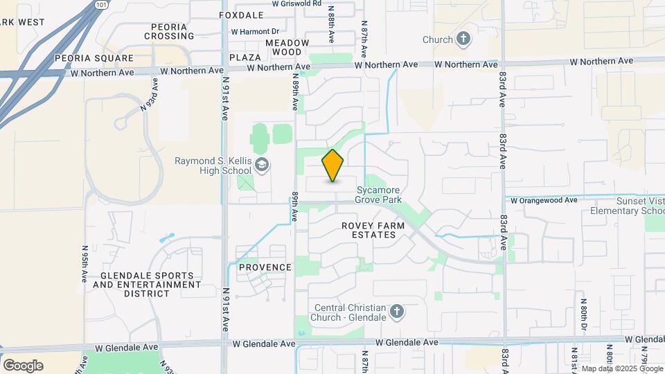 8804 W Vista Ave Map and Location Details