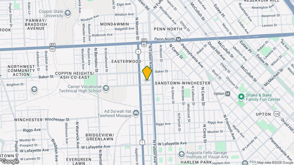 1810 Presstman St Map and Location Details