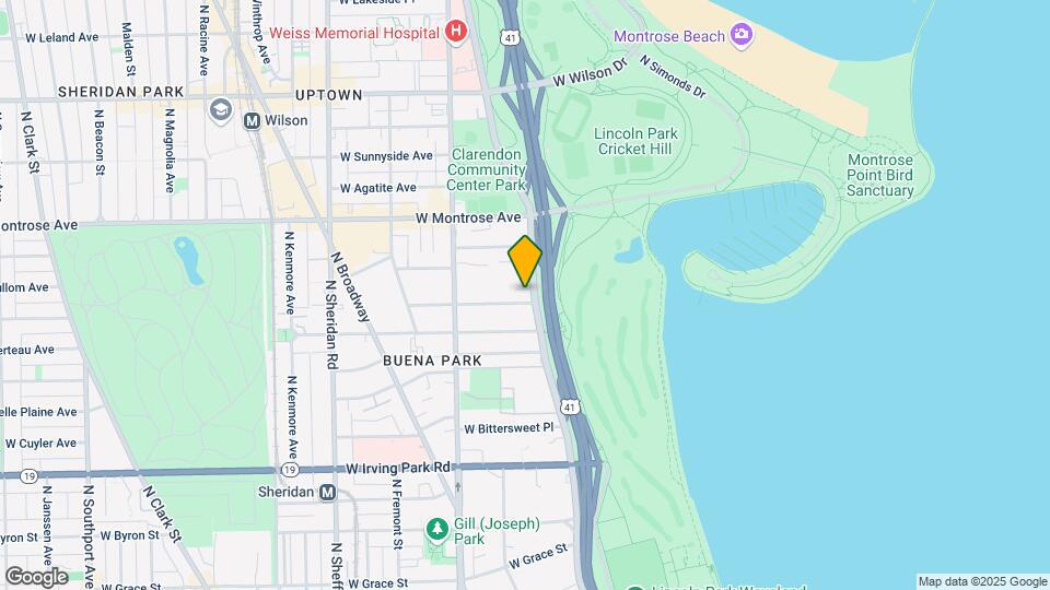 4230 N Marine Dr, Unit 4180-1405 Map and Location Details