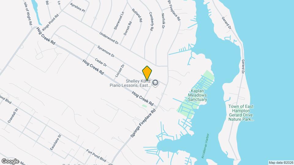 13 Sycamore Dr Map and Location Details