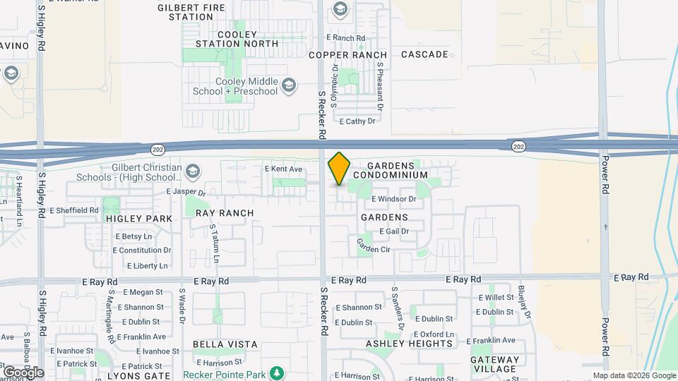 1369 S Sabino Dr Map and Location Details