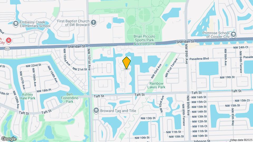 2091 NW 96th Ter, Unit 13M Map and Location Details