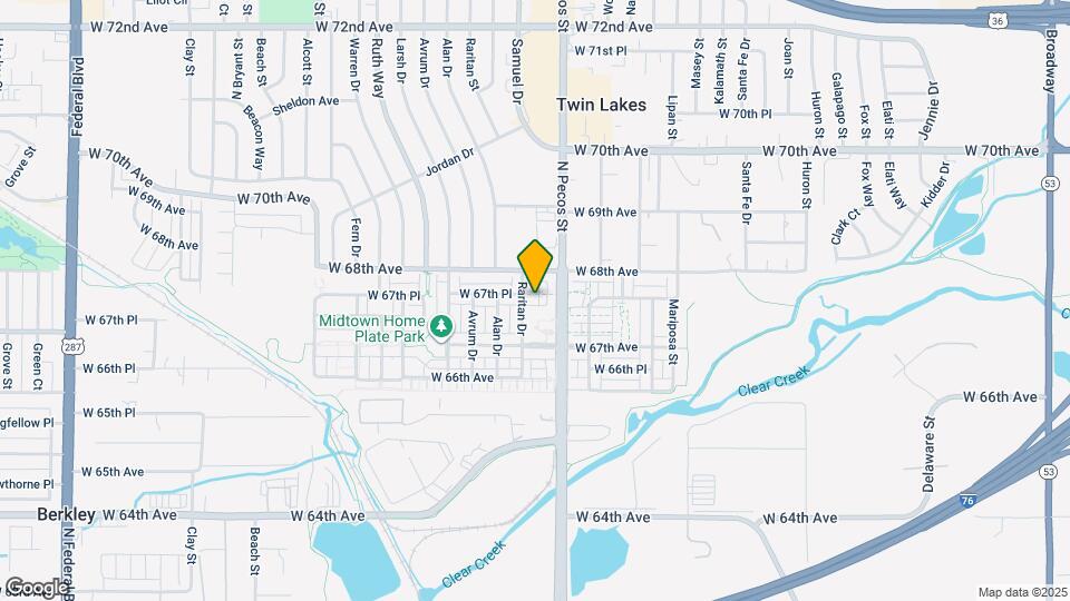6757 Quivas Way Map and Location Details