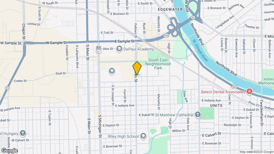 New Heritage Homes / Northside Terrace Apartments and Nearby South Bend