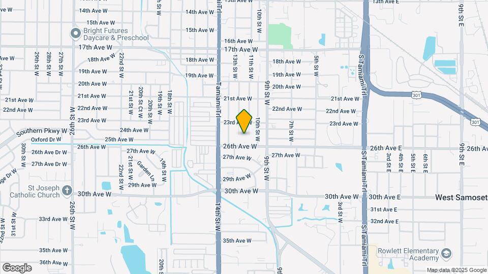 2406 11th St W Mapa y Detalles de la Ubicación