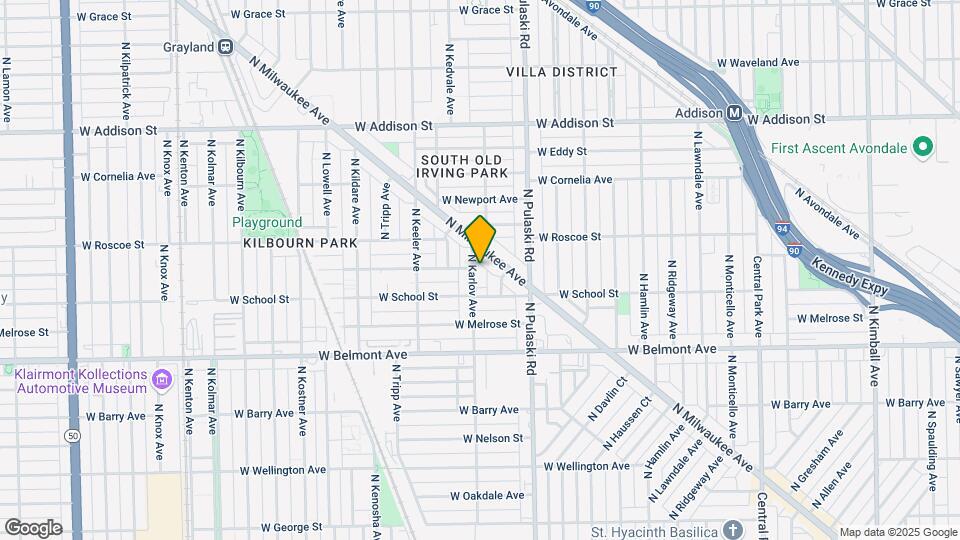 3329 N Karlov Ave, Unit #3 Mapa y Detalles de la Ubicación