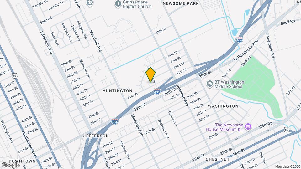 947 41st St Map and Location Details