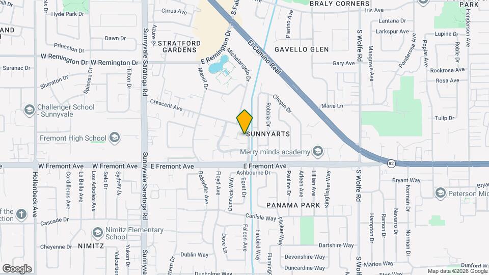 1225 Picasso Dr Map and Location Details