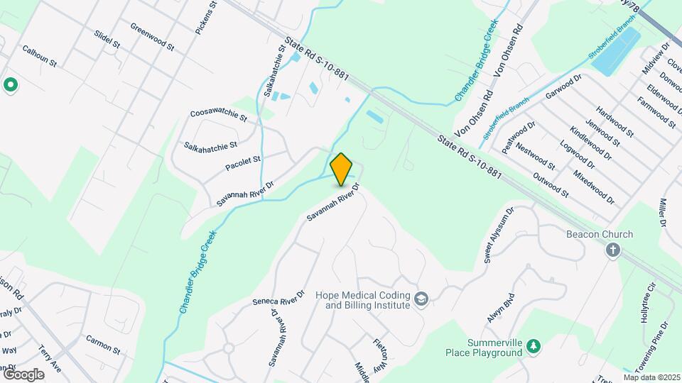335 Savannah River Dr Map and Location Details