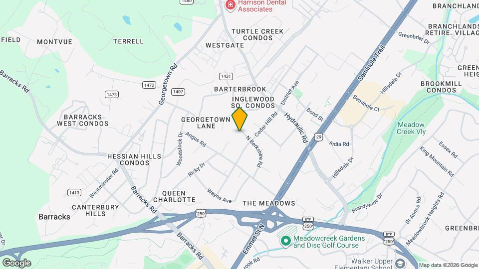 2305 N Berkshire Rd Map and Location Details