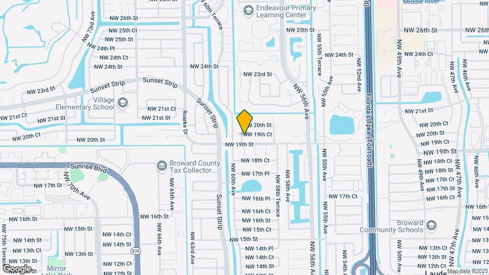 5960 NW 19th Ct Mapa y Detalles de la Ubicación