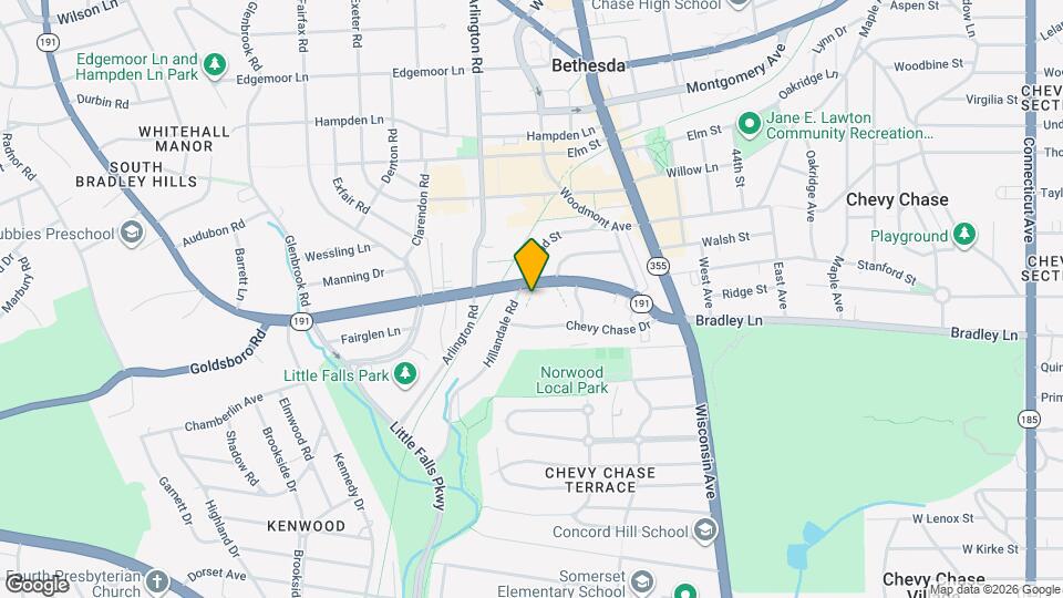 4920 Bradley Blvd Map and Location Details