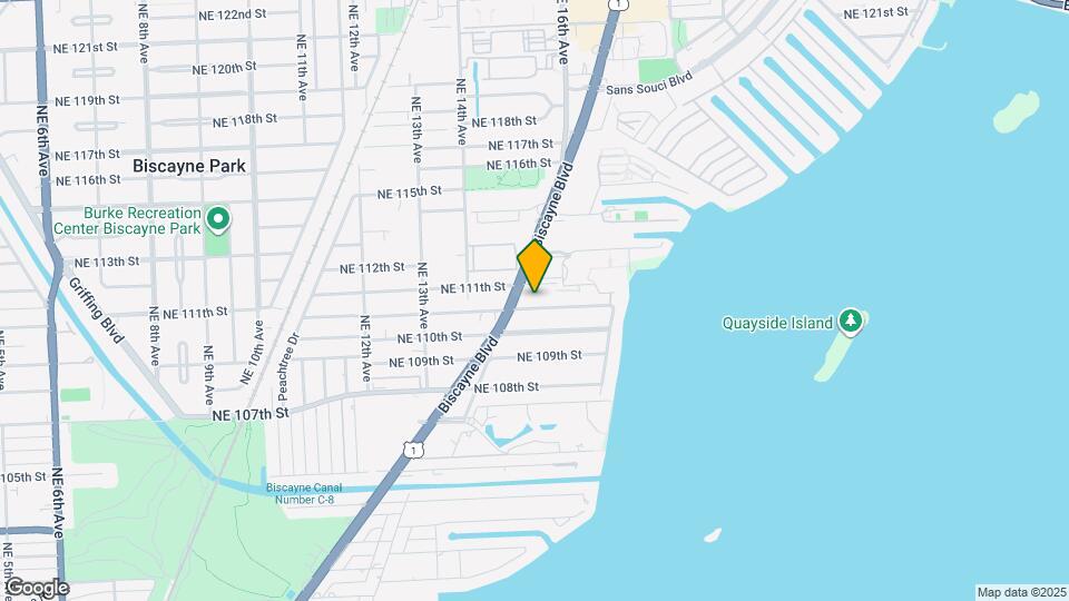 1523 NE 110th Terrace Map and Location Details