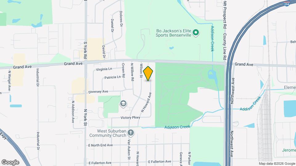 3N446 N Howard Ave Map and Location Details