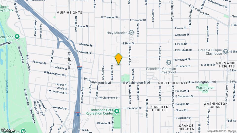 1471 N Fair Oaks Ave Map and Location Details