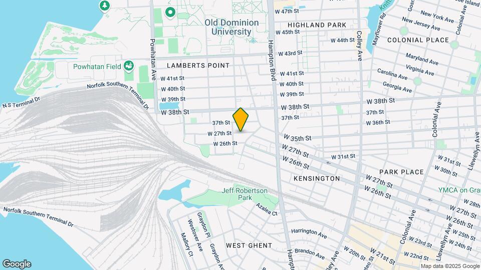 1267 W 27th St, Unit 2 Map and Location Details